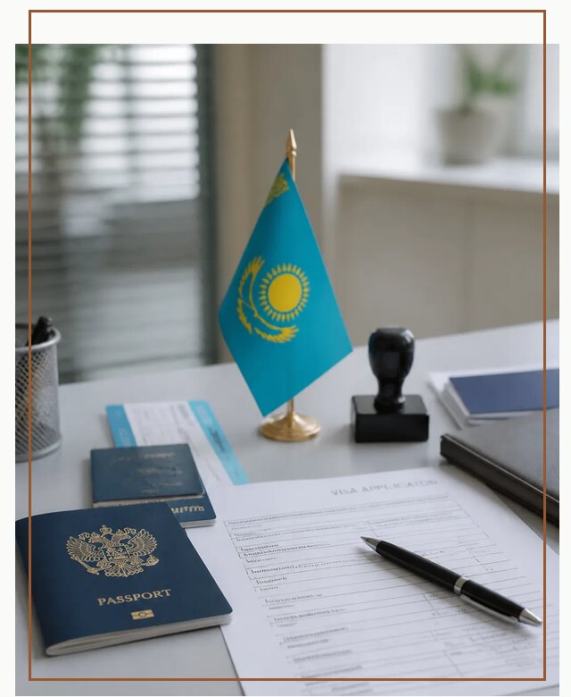 Оформление визы в Казахстан для поездки и работы в Нурлате